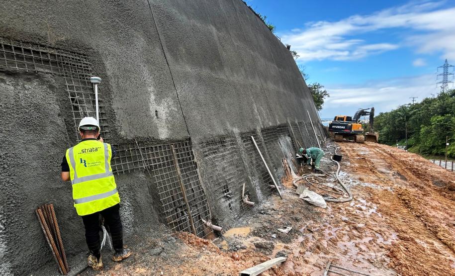 Obras da Ponte de Guaratuba