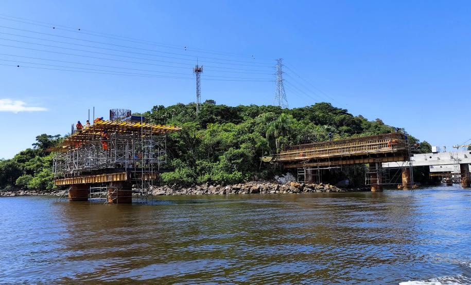 obras Ponte de Guaratuba