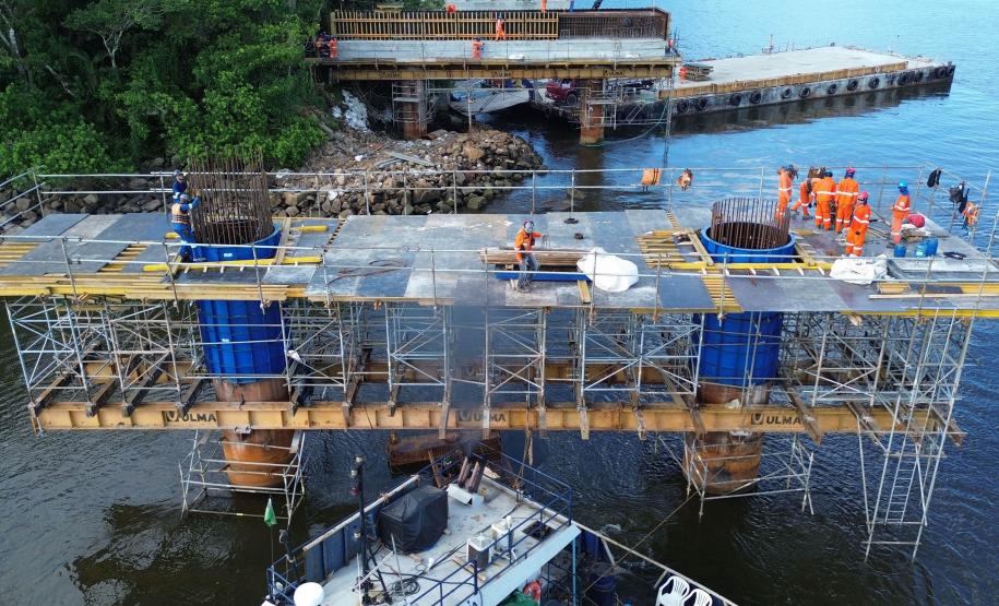 obras ponte de guaratuba