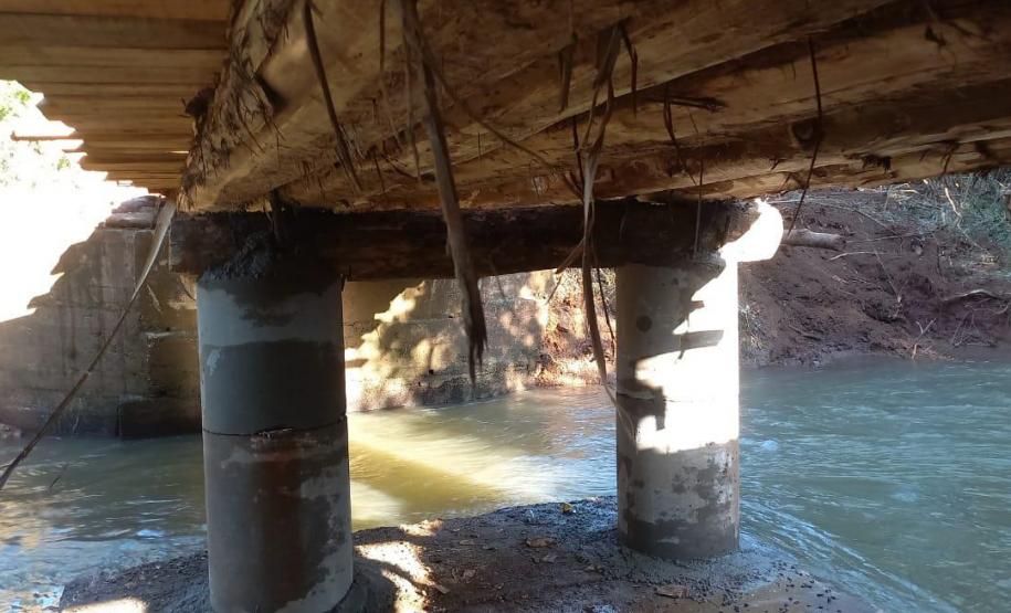 estrutura provisória que será substiuida