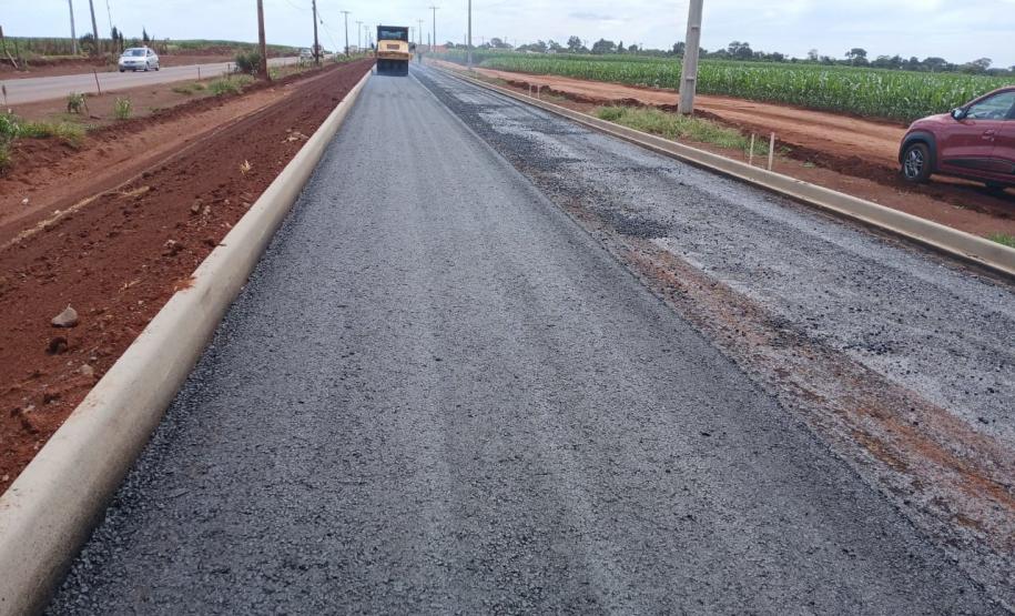 Obras na duplicação de rodovia em Toledo