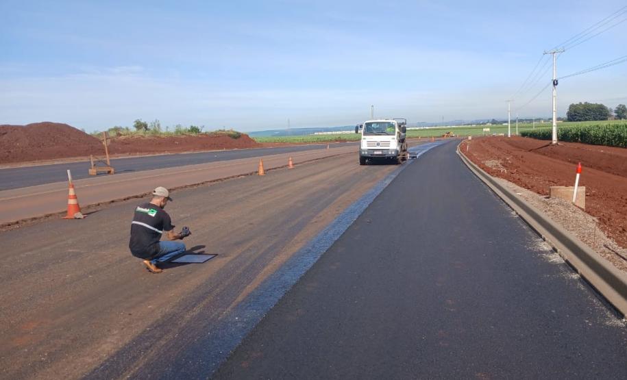 Obras na duplicação de rodovia em Toledo