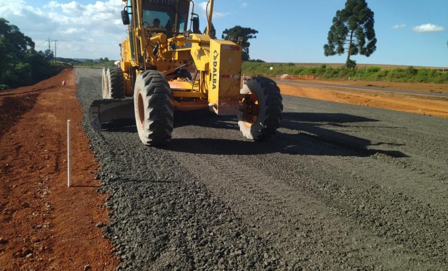Obras da duplicação da PRC-466 em Guarapuava