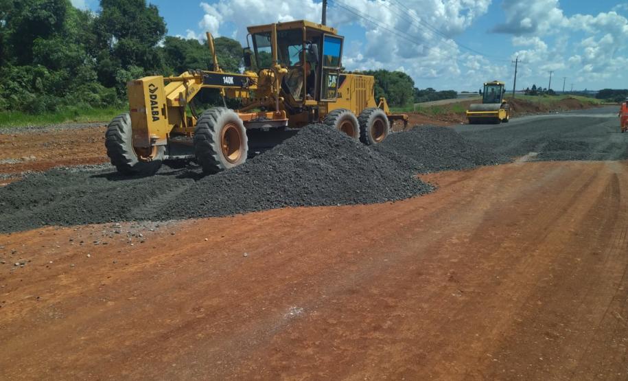 Obras da duplicação da PRC-466 em Guarapuava