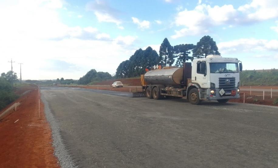 Obras da duplicação da PRC-466 em Guarapuava