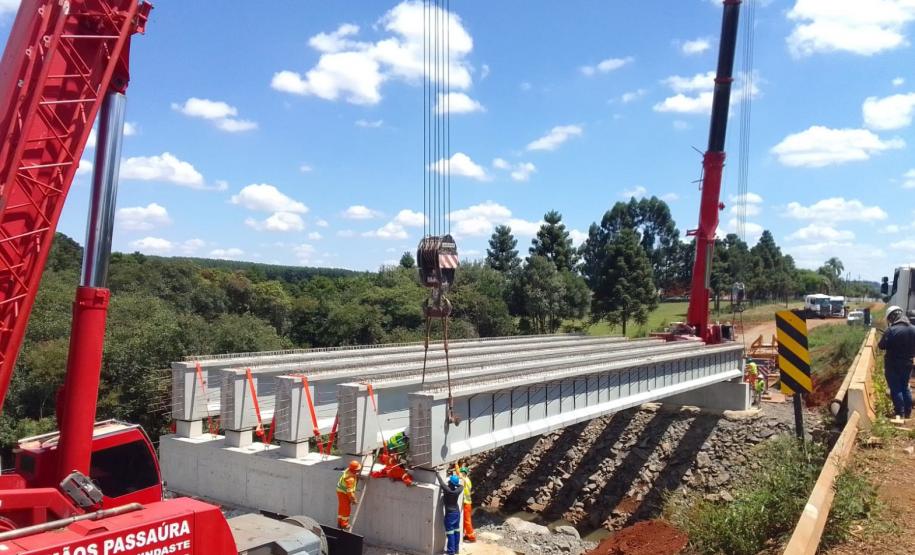 Obras da duplicação da PRC-466 em Guarapuava