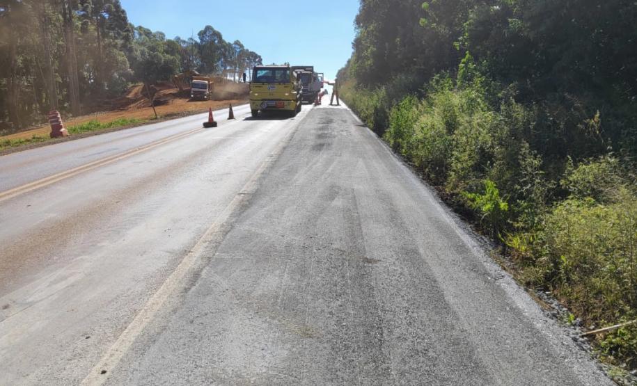 Obras da duplicação da PRC-466 em Guarapuava