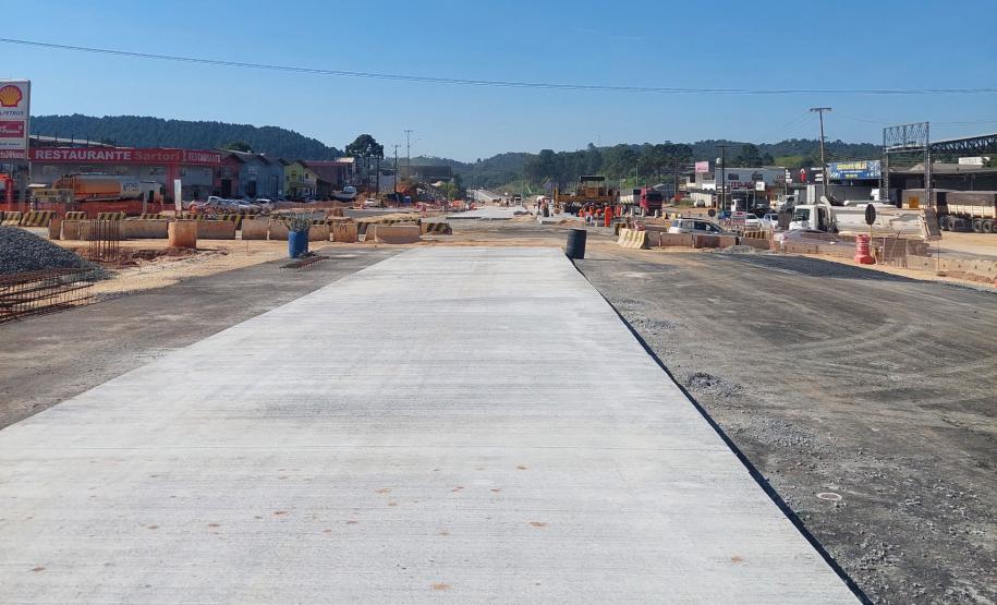 Obras de duplicação em concreto da Rodovia dos Minérios