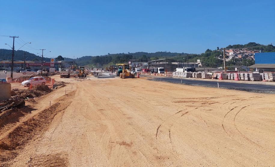Obras de duplicação em concreto da Rodovia dos Minérios