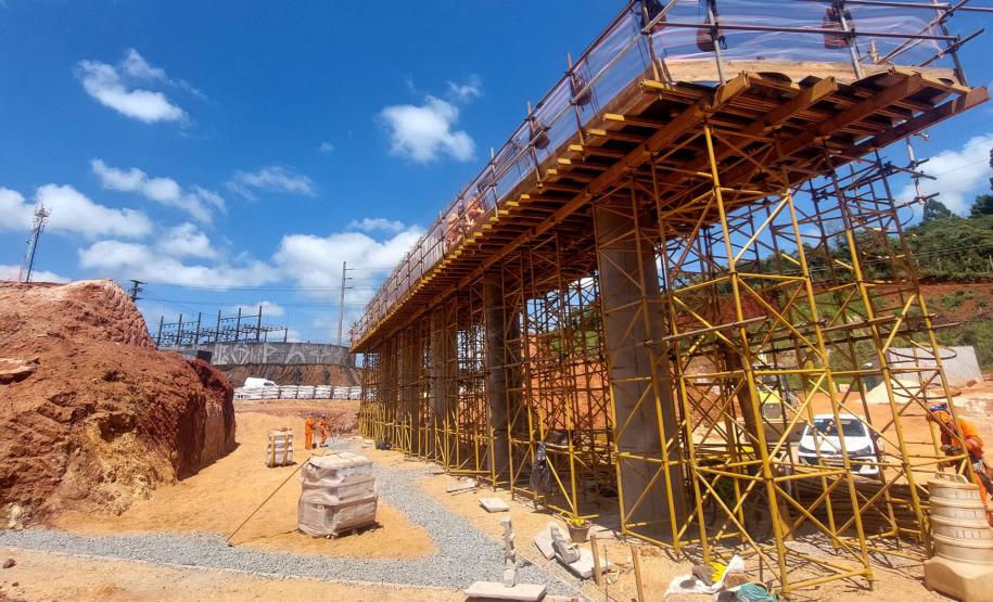 Obras de duplicação em concreto da Rodovia dos Minérios