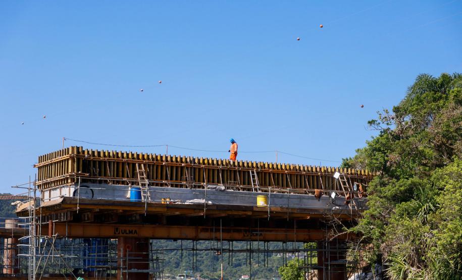 Obras da Ponte de Guaratuba