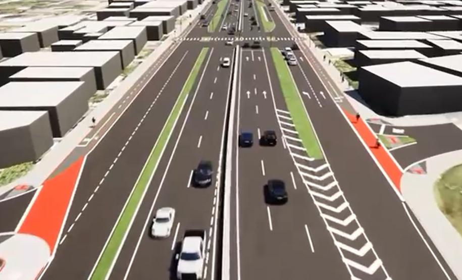 Projeto da duplicação em concreto entre Matinhos e Praia de Leste