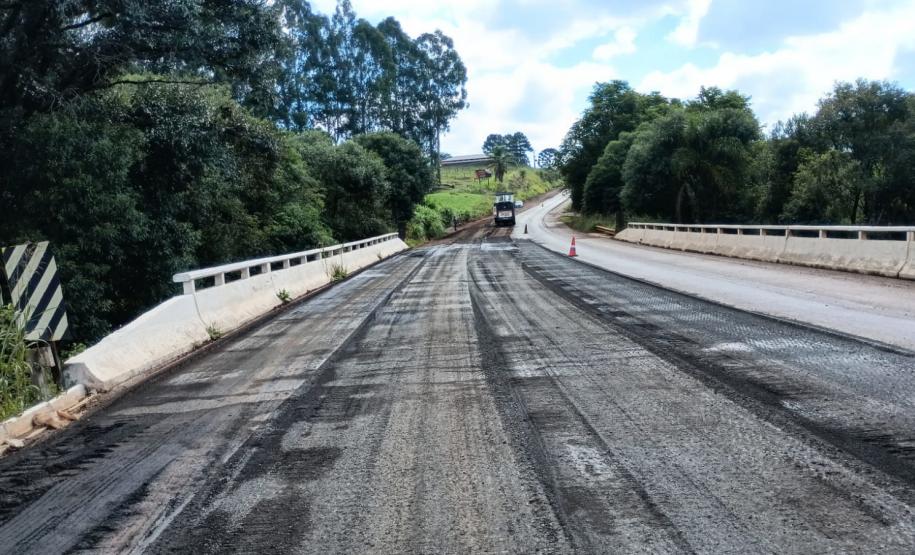 Obra de restauração em concreto da PRC-280