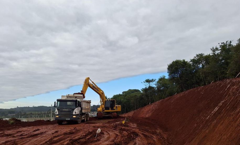 Obras da duplicação da Rodovia dos Minérios em Almirante Tamandare