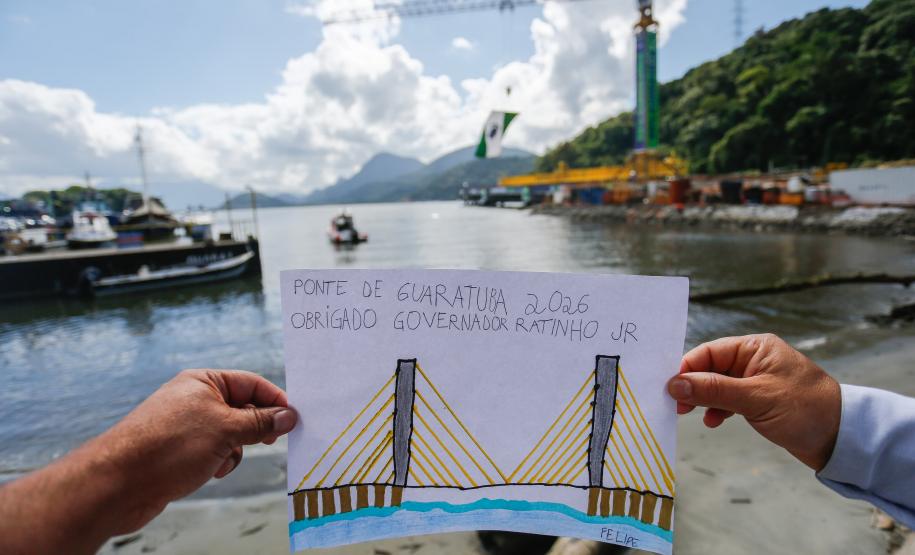 desenho da obra da ponte