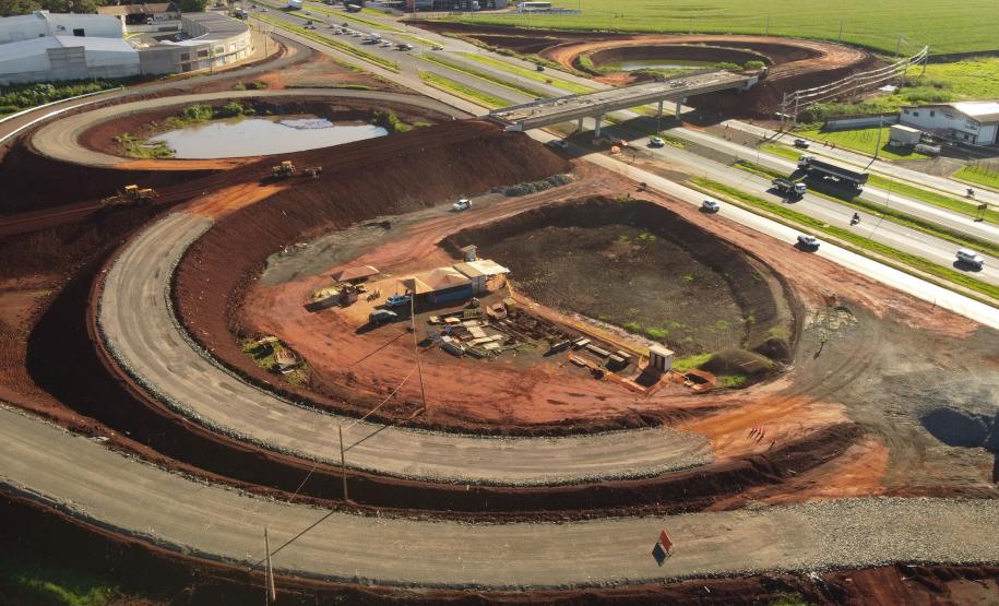 Obras da Perimetral Leste de Foz do Iguaçu