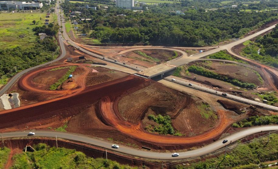 Obras da Perimetral Leste de Foz do Iguaçu