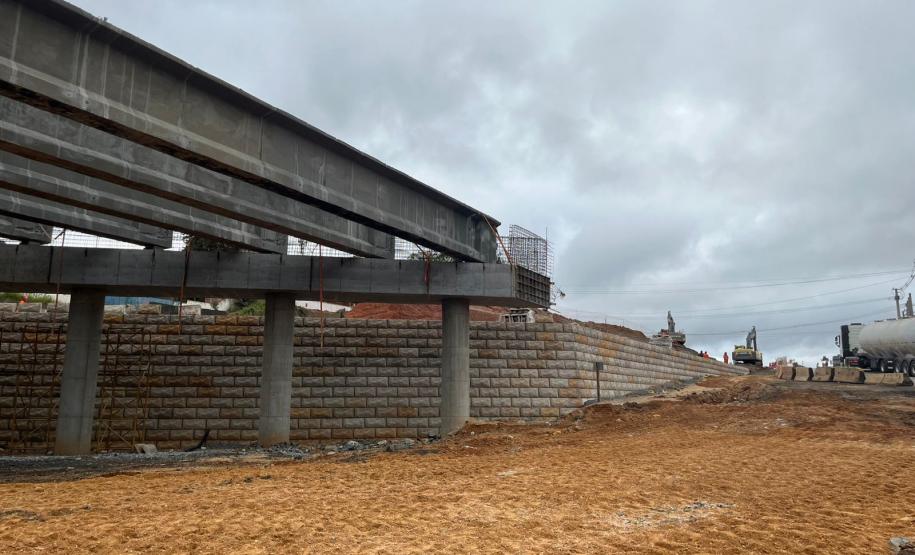 obras de duplicação em concreto da Rodovia dos Minérios