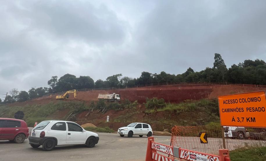 obras de duplicação em concreto da Rodovia dos Minérios