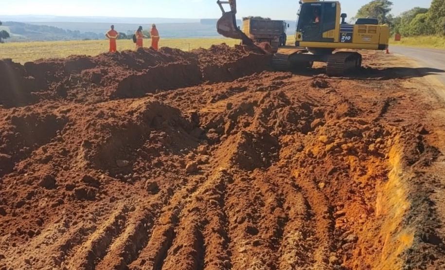 Obras de Restauração em concreto da PR-151
