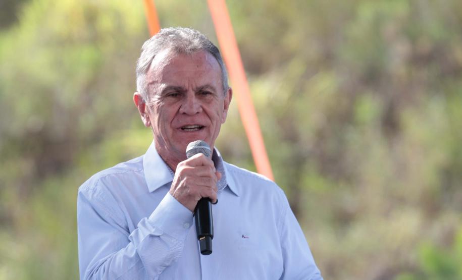 O governador Carlos Massa Ratinho Junior e o ministro dos Transportes, Renan Filho, participam nesta quarta-feira (18) do anúncio do início da duplicação do Contorno Norte de Curitiba.