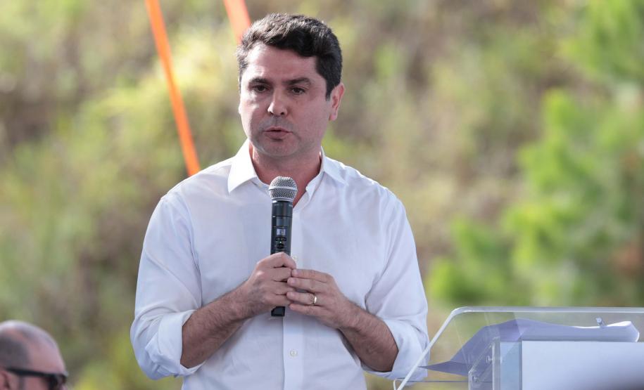 O governador Carlos Massa Ratinho Junior e o ministro dos Transportes, Renan Filho, participam nesta quarta-feira (18) do anúncio do início da duplicação do Contorno Norte de Curitiba.