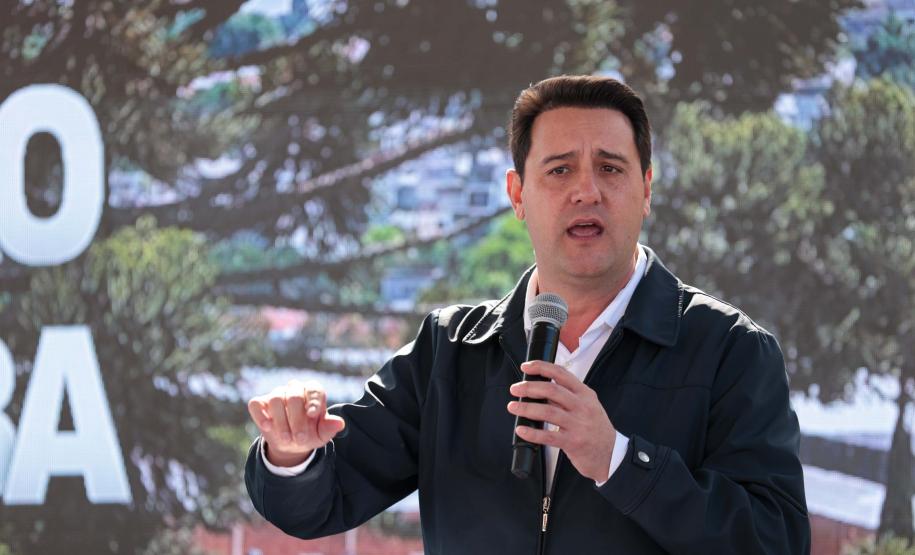 O governador Carlos Massa Ratinho Junior e o ministro dos Transportes, Renan Filho, participam nesta quarta-feira (18) do anúncio do início da duplicação do Contorno Norte de Curitiba.