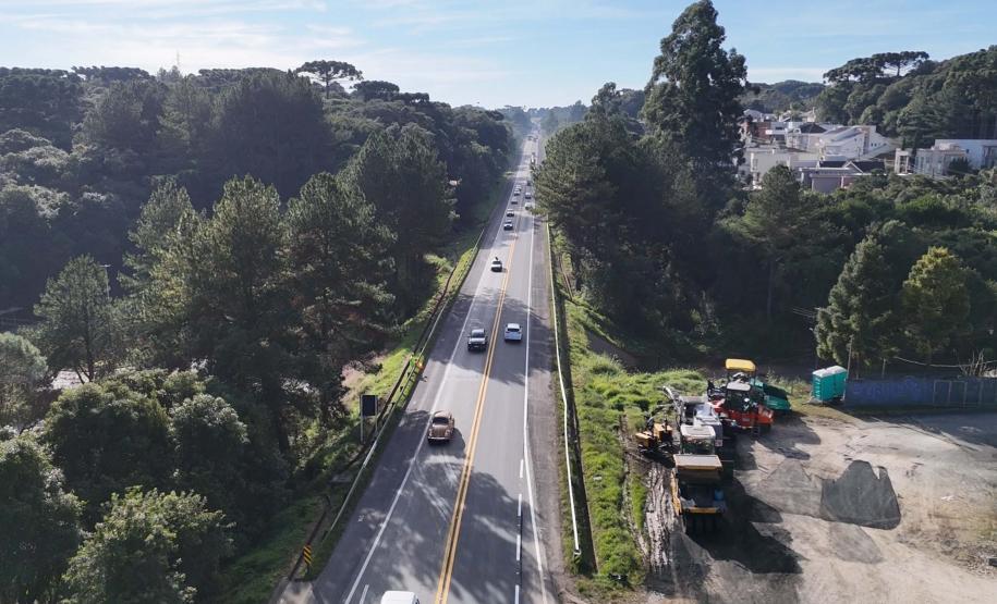 O governador Carlos Massa Ratinho Junior e o ministro dos Transportes, Renan Filho, participam nesta quarta-feira (18) do anúncio do início da duplicação do Contorno Norte de Curitiba.