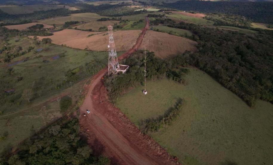 Obras da nova estrada entre Ramilândia e Santa Helena