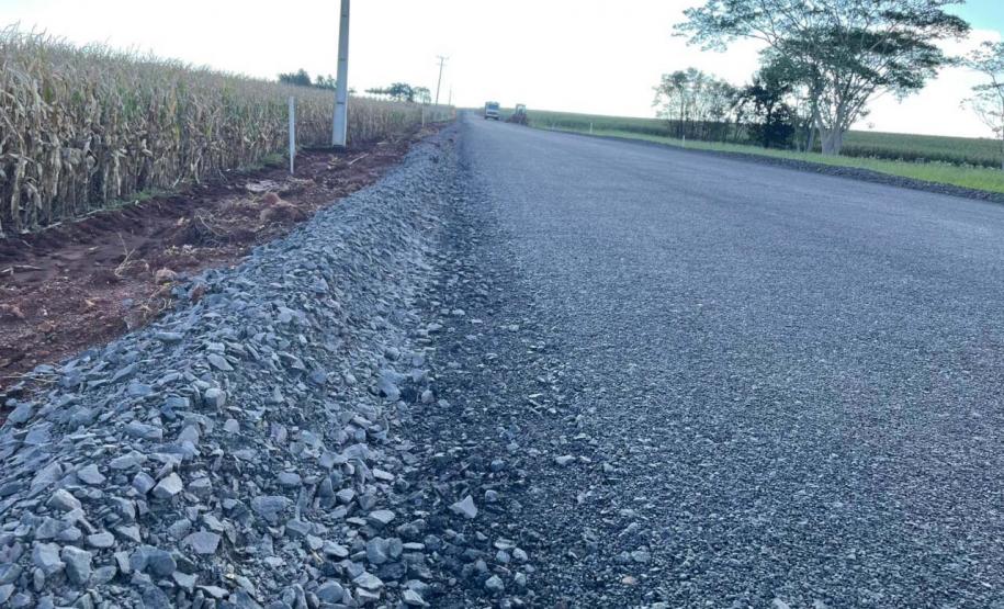 Obras da nova estrada entre Ramilândia e Santa Helena