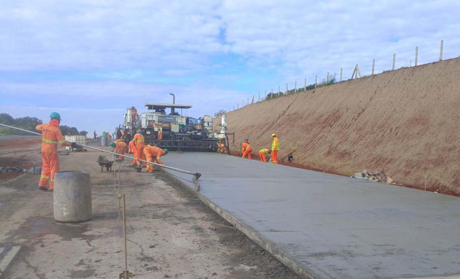 Obras da duplicação da PRC-466