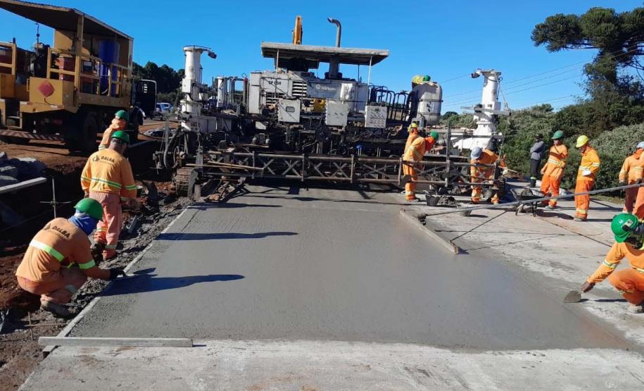 Obras da duplicação da PRC-466