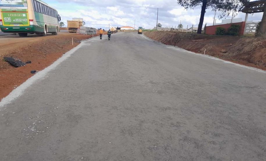 Obras da duplicação da PRC-466