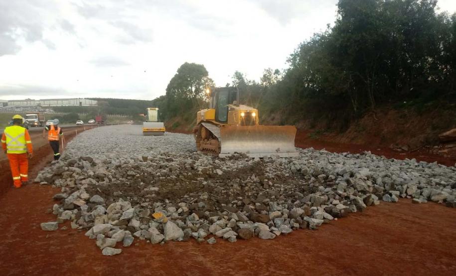 Obras da duplicação da PRC-466