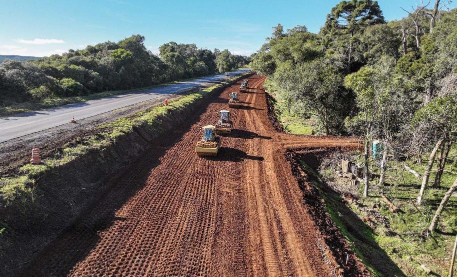 Obras da duplicação da PRC-466
