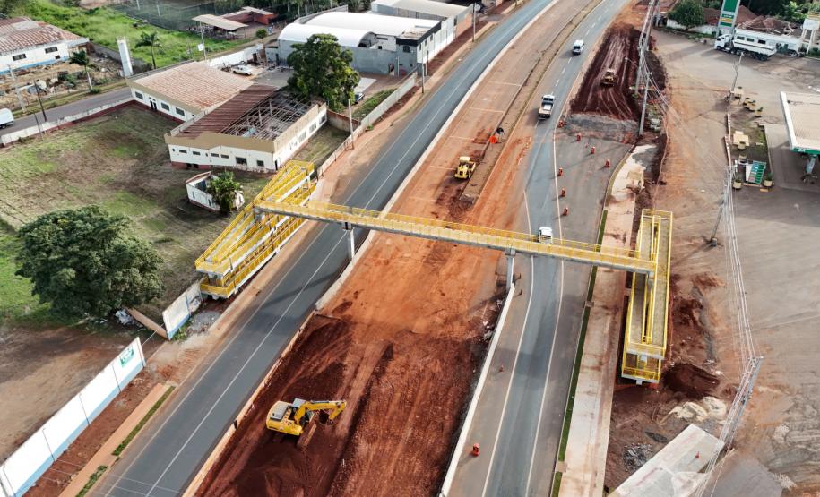 Obras do novo Trevo do Catuaí em Maringá