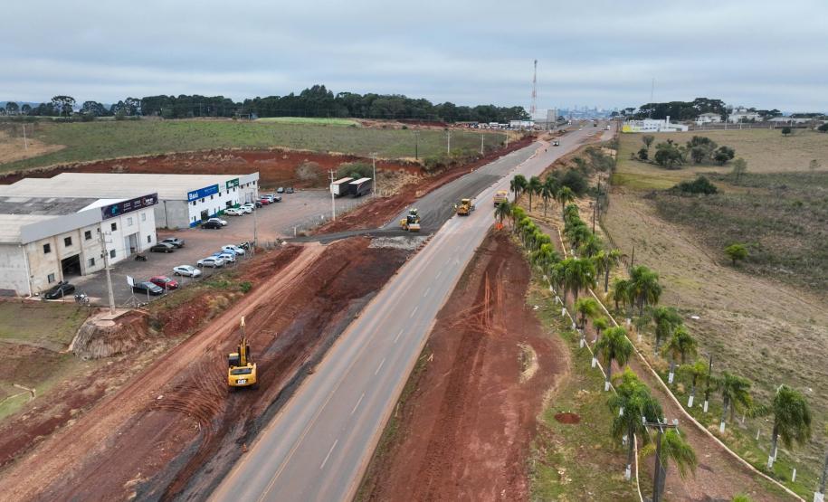 Obras da Duplicação em concreto da PRC-466 em Guarapuava