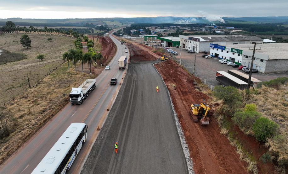 Obras da Duplicação em concreto da PRC-466 em Guarapuava