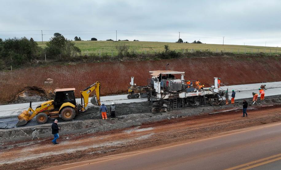 Obras da Duplicação em concreto da PRC-466 em Guarapuava