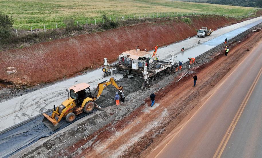 Obras da Duplicação em concreto da PRC-466 em Guarapuava
