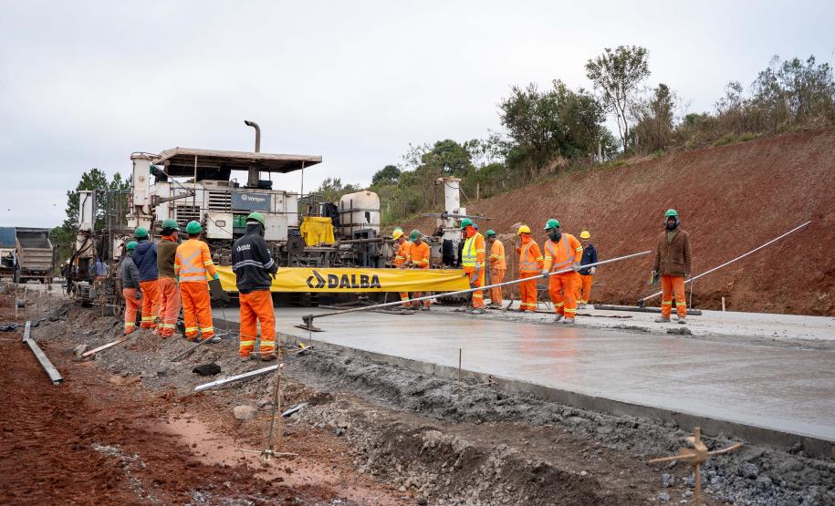 Obras da Duplicação em concreto da PRC-466 em Guarapuava