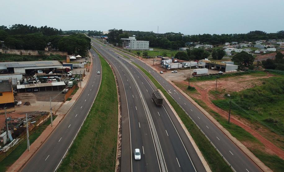 imagem aerea rodovia