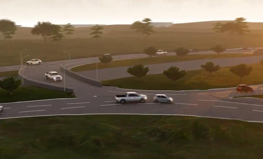 PROJEÇÃO DA duplicação em concreto do Contorno Sul de Maringá