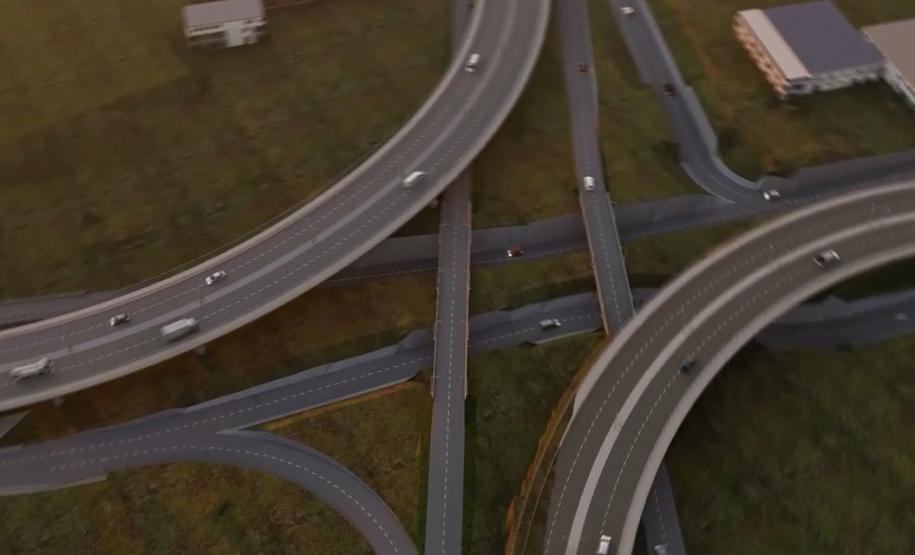 PROJEÇÃO DA duplicação em concreto do Contorno Sul de Maringá