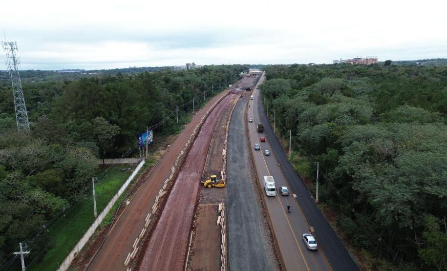 Obra Duplicação da Rodovia das Cataratas