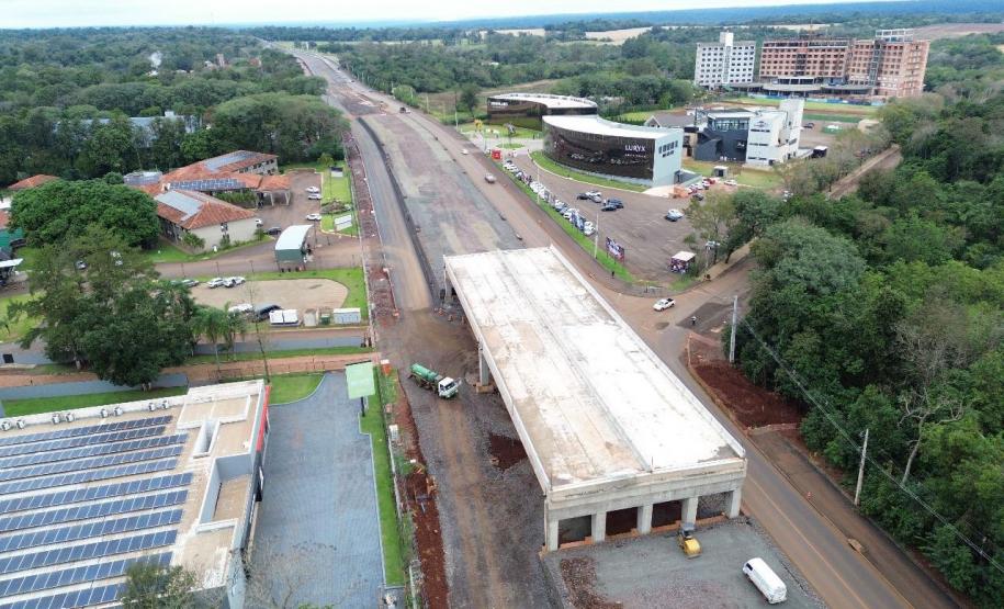 Obra Duplicação da Rodovia das Cataratas