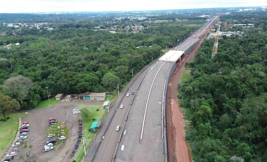 Obra Duplicação da Rodovia das Cataratas