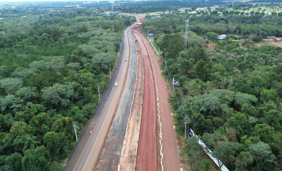 Obra Duplicação da Rodovia das Cataratas