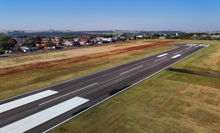 nova pista do aeroporto de Campo Mourão