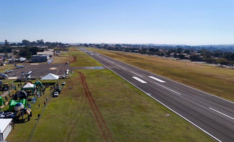 nova pista do aeroporto de Campo Mourão